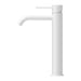 Nero Mecca Tall Basin Mixer - Matte White-NR221901aMW-blue-leaf-bathware