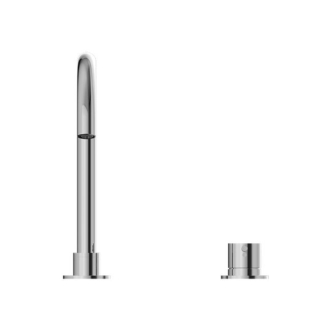 Nero Mecca Hob Basin Mixer Round Swivel Spout - Chrome-NR221901bCH-blue-leaf-bathware