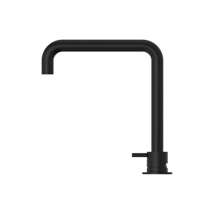 Nero Mecca Hob Basin Mixer Square Swivel Spout - Matte Black-NR221901cMB-blue-leaf-bathware