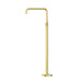 Nero Mecca Freestanding Bath Mixer Square Shape - Brushed Gold-NR221903BBG-blue-leaf-bathware