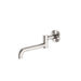 Nero Mecca Wall Mounted Swivel Basin/Bath Spout 225mm - Brushed Nickel-NR221903gBN-blue-leaf-bathware