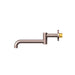 Nero Mecca Wall Mounted Swivel Basin/Bath Spout 225mm - Brushed Bronze-NR221903gBZ-blue-leaf-bathware