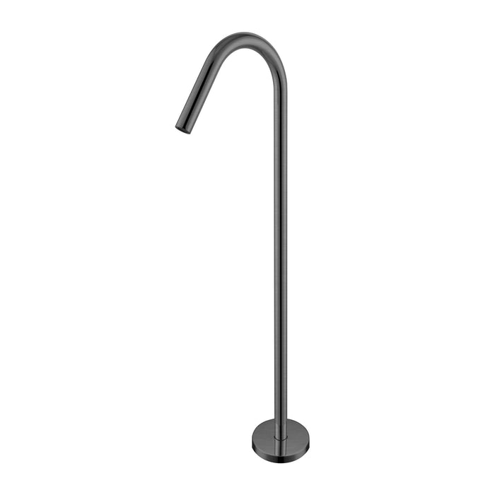 Nero Mecca Freestanding Bath Spout - Graphite-NR221903aGR-blue-leaf-bathware