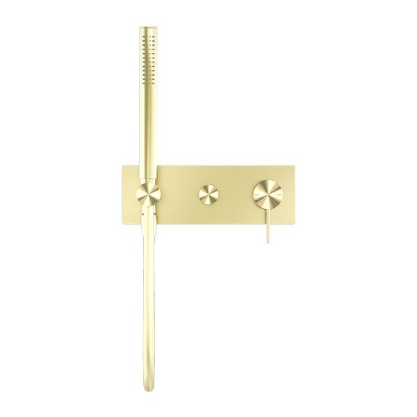 Nero Mecca Shower Mixer Diverter System - Brushed Gold-NR221912eBG-blue-leaf-bathware