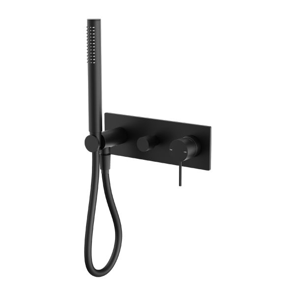 Nero Mecca Shower Mixer Diverter System - Matte Black-NR221912eMB-blue-leaf-bathware