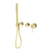 Nero Mecca Shower Mixer Diverter System Separate Back Plate - Brushed Gold-NR221912fBG-blue-leaf-bathware