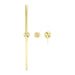 Nero Mecca Shower Mixer Diverter System Separate Back Plate - Brushed Gold-NR221912fBG-blue-leaf-bathware