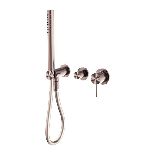 Nero Mecca Shower Mixer Diverter System Separate Back Plate - Brushed Bronze-NR221912fBZ-blue-leaf-bathware