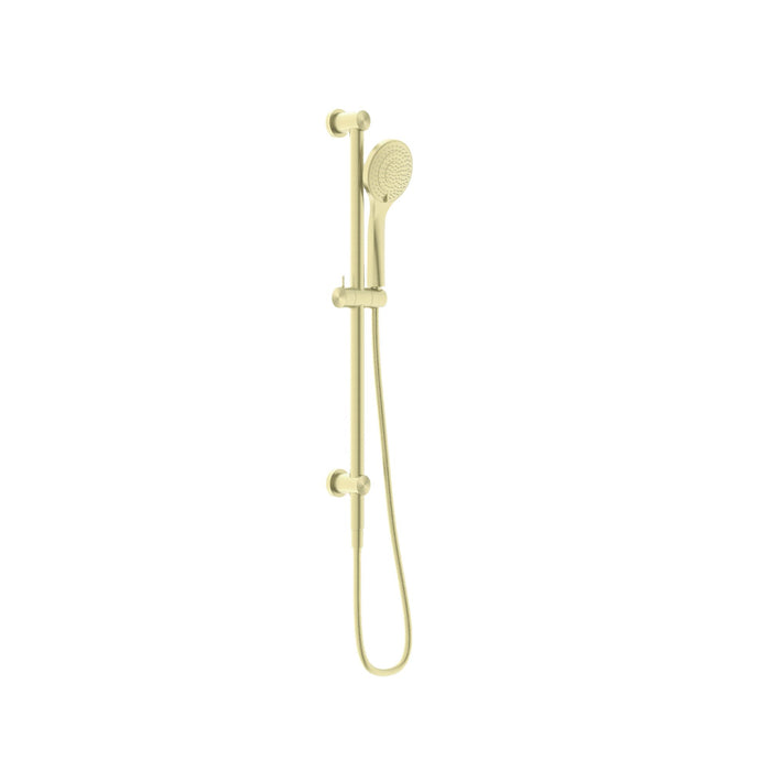 Nero Mecca Shower Rail With Air Shower - Brushed Gold-NR221905aBG-blue-leaf-bathware