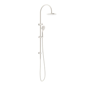 Nero Mecca Twin Shower With Air Shower - Brushed Nickel-NR221905bBN-blue-leaf-bathware