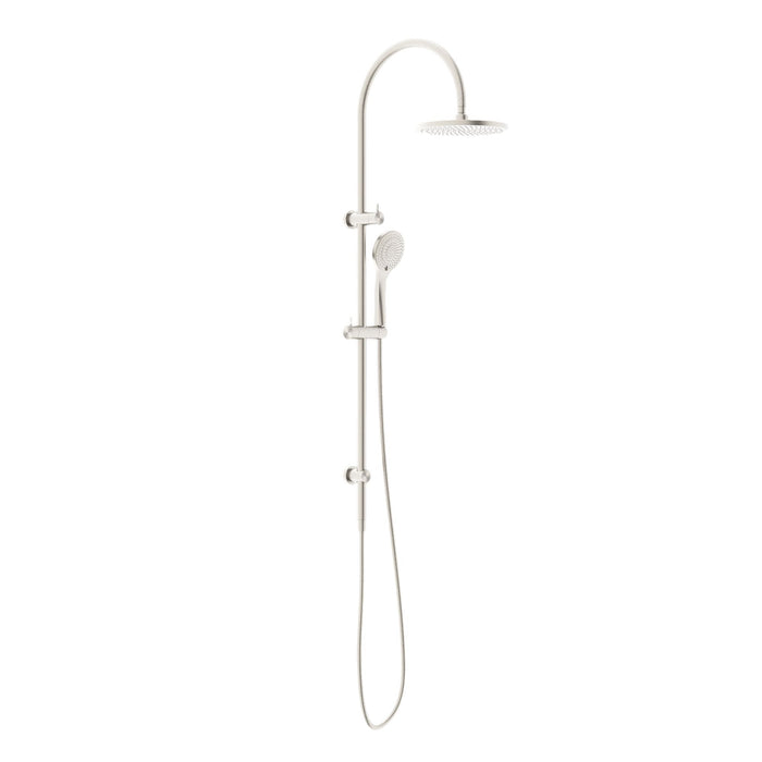 Nero Mecca Twin Shower With Air Shower - Brushed Nickel-NR221905bBN-blue-leaf-bathware