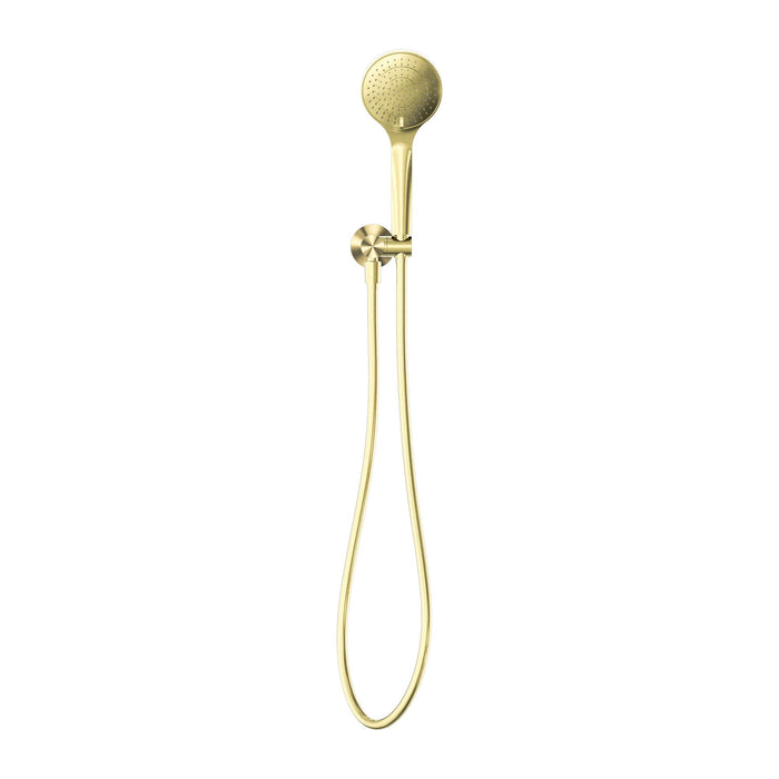 Nero Mecca Shower On Bracket With Air Shower - Brushed Gold-NR221905BG-blue-leaf-bathware