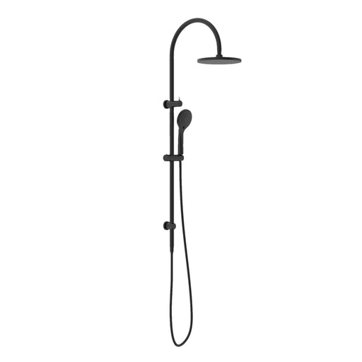 Nero Mecca Twin Shower With Air Shower - Matte Black-NR221905bMB-blue-leaf-bathware