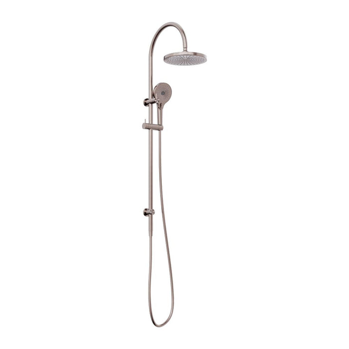 Nero Mecca Twin Shower - Brushed Bronze-NR221905eBZ-blue-leaf-bathware