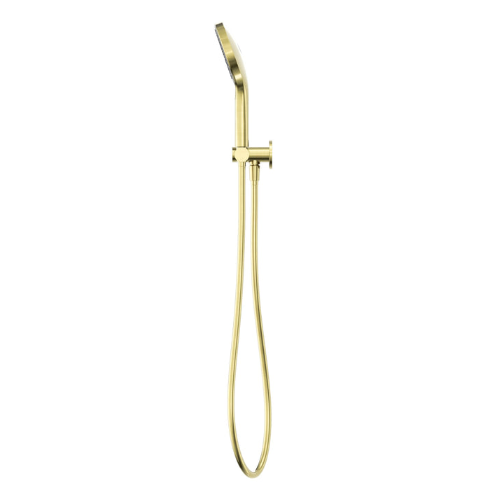 Nero Mecca Shower On Bracket With Air Shower II - Brushed Gold-NR221905FBG-blue-leaf-bathware