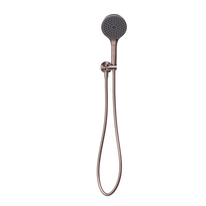 Nero Mecca Shower On Bracket With Air Shower II - Brushed Bronze-NR221905FBZ-blue-leaf-bathware