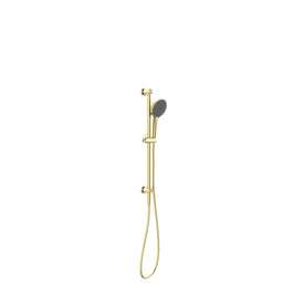 Nero Mecca Shower Rail With Air Shower II - Brushed Gold-NR221905GBG-blue-leaf-bathware