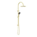 Nero Mecca Twin Shower With Air Shower II - Brushed Gold-NR221905HBG-blue-leaf-bathware