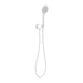 Nero Mecca Shower On Bracket With Air Shower - Matte White-NR221905MW-blue-leaf-bathware