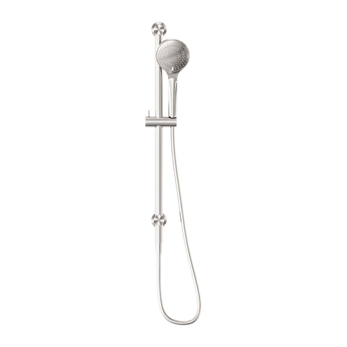 Nero Mecca Shower Rail With Air Shower - Brushed Nickel-NR221905aBN-blue-leaf-bathware