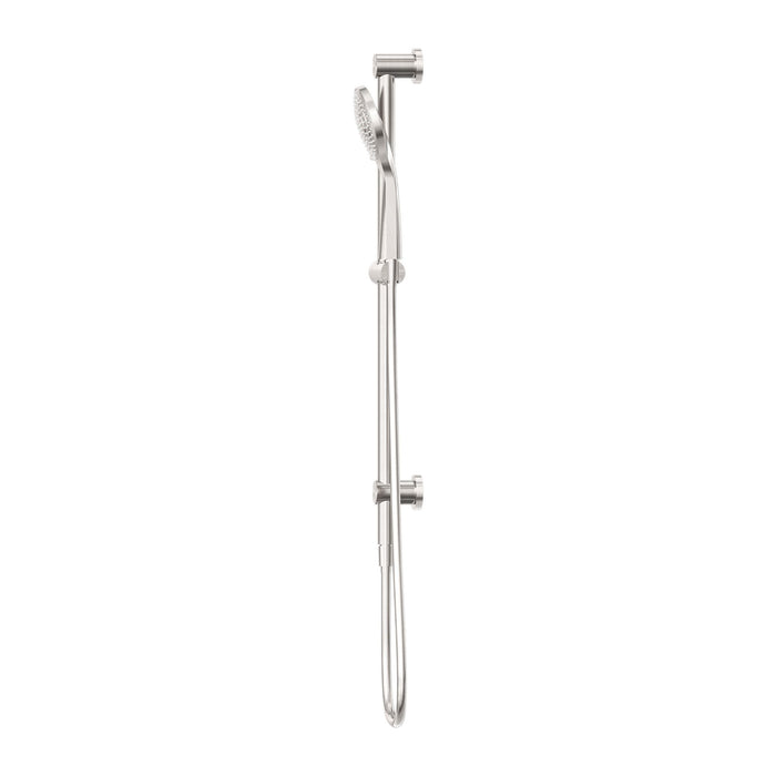 Nero Mecca Shower Rail With Air Shower - Brushed Nickel-NR221905aBN-blue-leaf-bathware