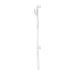 Nero Mecca Shower Rail With Air Shower - Matte White-NR221905aMW-blue-leaf-bathware