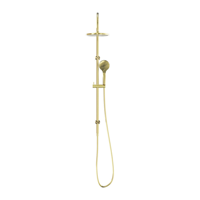 Nero Mecca Twin Shower With Air Shower - Brushed Gold-NR221905bBG-blue-leaf-bathware