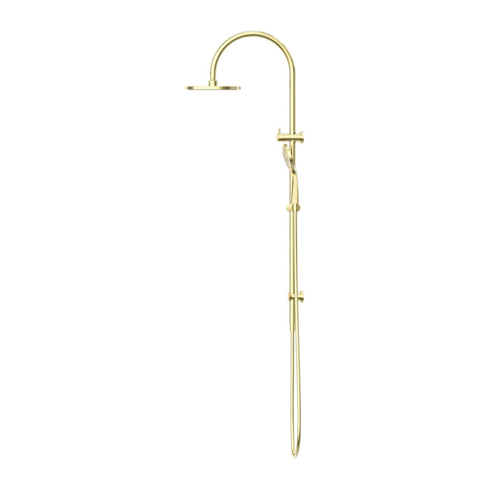 Nero Mecca Twin Shower With Air Shower - Brushed Gold-NR221905bBG-blue-leaf-bathware