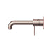 Nero Mecca Wall Basin/Bath Mixer - Brushed Bronze-blue-leaf-bathware