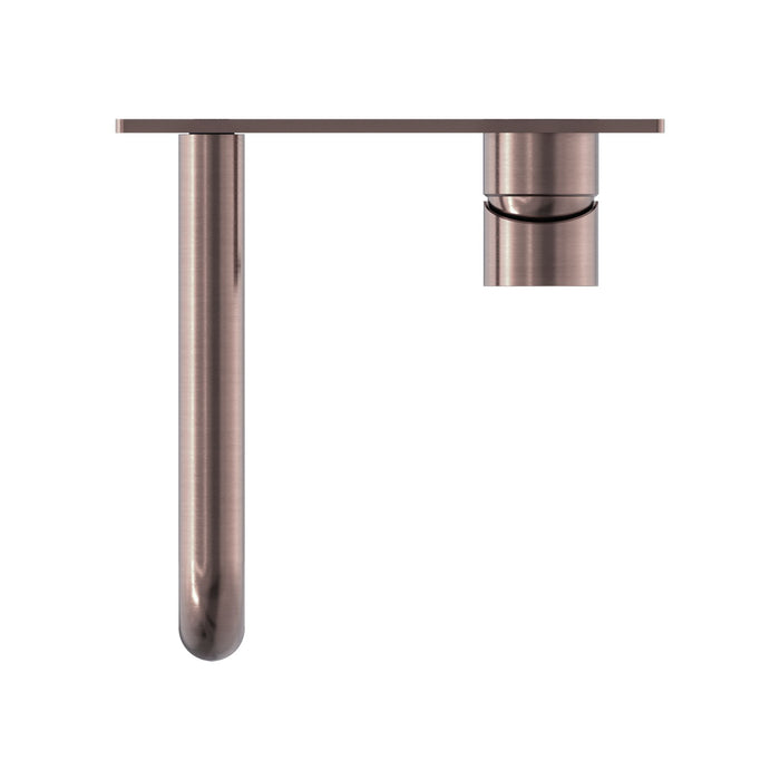 Nero Mecca Wall Basin/Bath Mixer - Brushed Bronze-blue-leaf-bathware