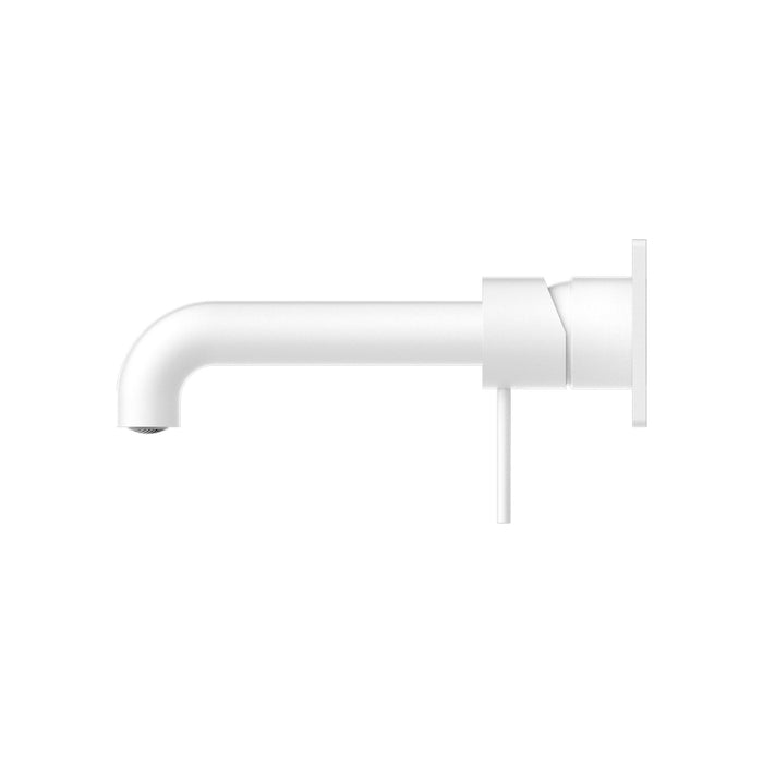 Nero Mecca Wall Basin/Bath Mixer - Matte White-blue-leaf-bathware