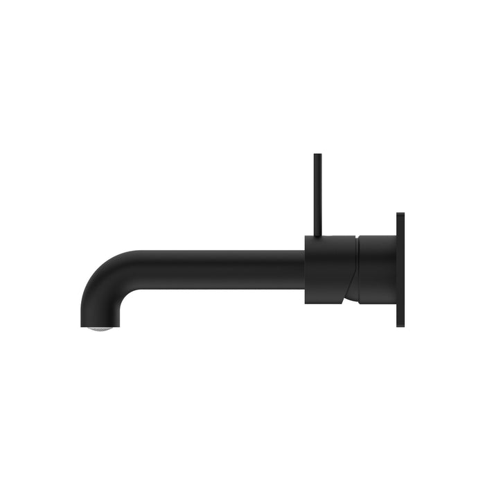 Nero Mecca Wall Basin/Bath Mixer Handle Up - Matte Black-blue-leaf-bathware