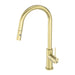 Nero Mecca Pull Out Sink Mixer With Vegie Spray Function - Brushed Gold-NR221908BG-blue-leaf-bathware