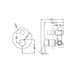 Nero Mecca Shower Mixer With Diverter - Matte White-NR221911aMW-blue-leaf-bathware
