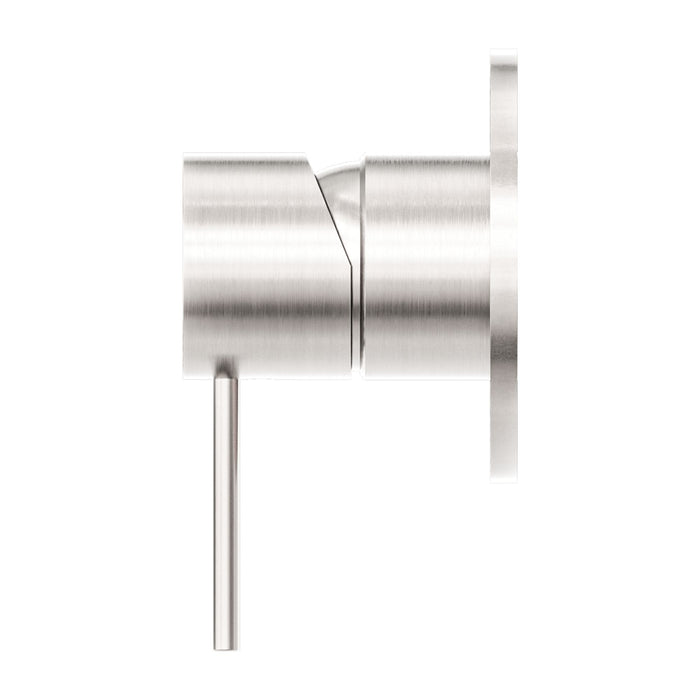 Nero Mecca Shower Mixer 80mm Plate - Brushed Nickel-NR221911BN-blue-leaf-bathware