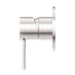 Nero Mecca Shower Mixer 80mm Plate - Brushed Nickel-NR221911BN-blue-leaf-bathware