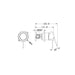 Nero Mecca Shower Mixer 60mm Plate - Chrome-NR221911hCH-blue-leaf-bathware
