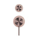 Nero Mecca Shower Mixer With Diverter Separate Back Plate - Brushed Bronze-NR221911sBZ-blue-leaf-bathware