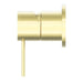 Nero Mecca Shower Mixer 60mm Plate - Brushed Gold-NR221911hBG-blue-leaf-bathware