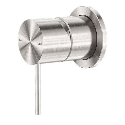 Nero Mecca Shower Mixer 60mm Plate - Brushed Nickel-NR221911hBN-blue-leaf-bathware