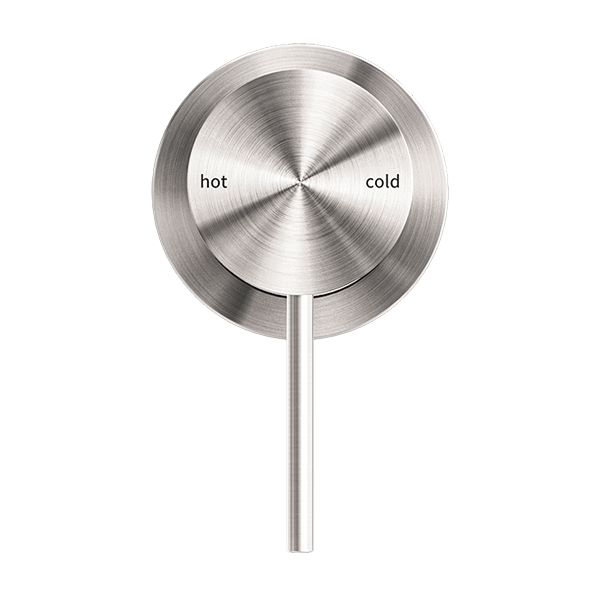 Nero Mecca Shower Mixer 60mm Plate - Brushed Nickel-NR221911hBN-blue-leaf-bathware