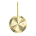 Nero Mecca Shower Mixer 60mm Handle Up Plate - Brushed Gold-NR221911jBG-blue-leaf-bathware