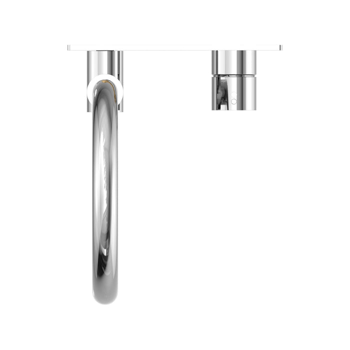 Nero Mecca Wall Basin/Bath Mixer Swivel Spout Handle Up - Chrome-NR221910pCH-blue-leaf-bathware