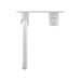 Nero Mecca Wall Basin/Bath Mixer Swivel Spout Handle Up - Matte White-NR221910pMW-blue-leaf-bathware