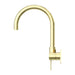 Nero Mecca Wall Basin/Bath Mixer Swivel Spout - Brushed Gold-NR221910qBG-blue-leaf-bathware