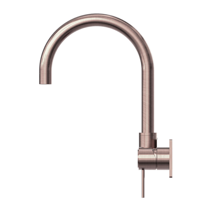 Nero Mecca Wall Basin/Bath Mixer Swivel Spout - Brushed Bronze-NR221910qBZ-blue-leaf-bathware