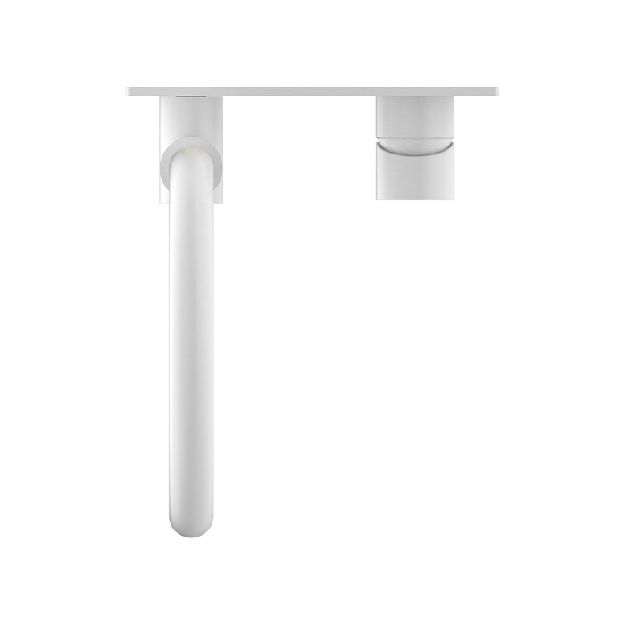 Nero Mecca Wall Basin/Bath Mixer Swivel Spout - Matte White-NR221910qMW-blue-leaf-bathware