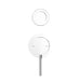 Nero Mecca Shower Mixer With Diverter Separate Back Plate - Chrome-NR221911sCH-blue-leaf-bathware
