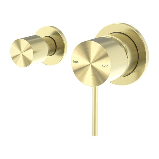 Nero Mecca Shower Mixer With Horizontal 2 Way Diverter - Brushed Gold-NR221911uBG-blue-leaf-bathware