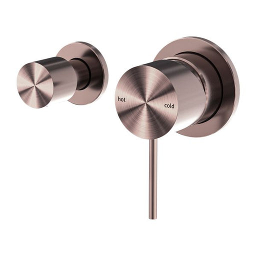 Nero Mecca Shower Mixer With Horizontal 2 Way Diverter - Brushed Bronze-NR221911uBZ-blue-leaf-bathware